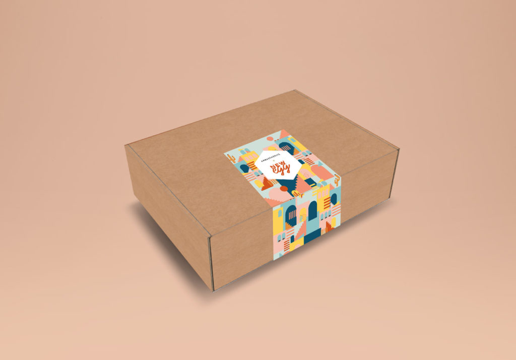 Création d’une box pour le lancement du magazine