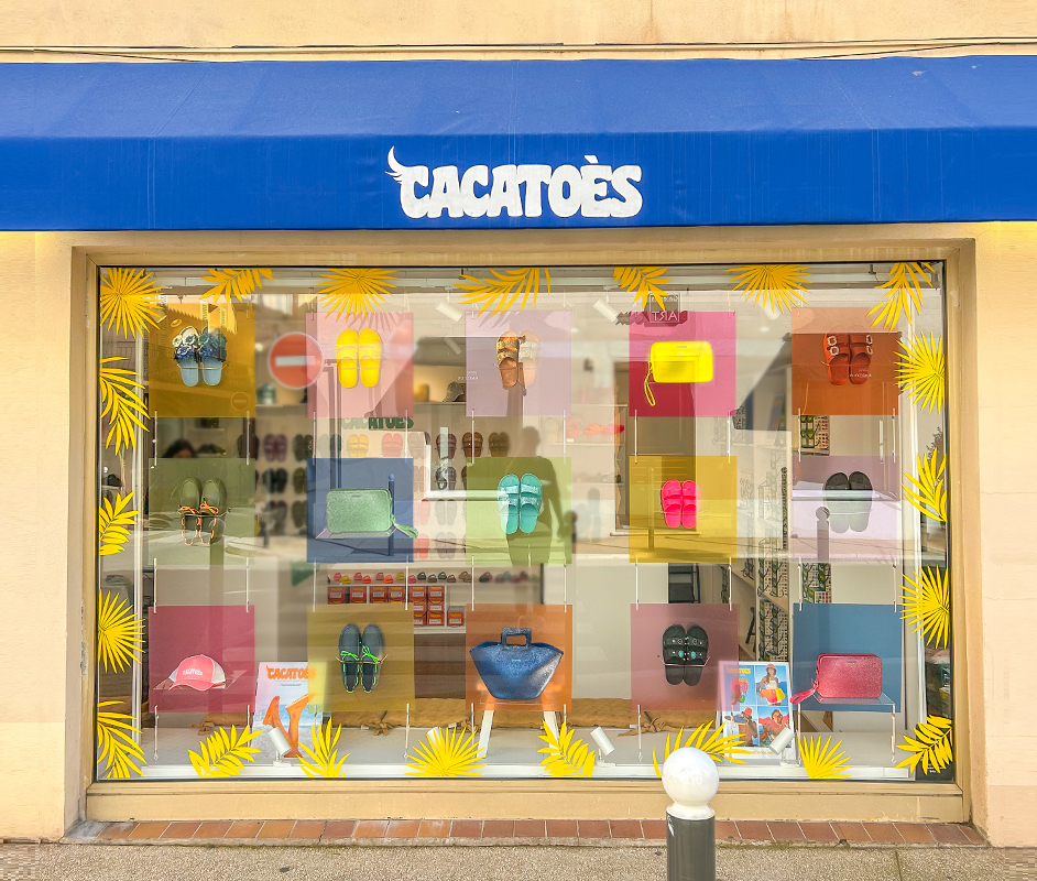 Décor vitrine Saint-Tropez