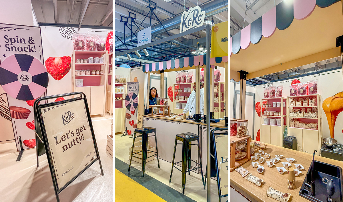 conception stand foire de Paris pour la marque Koro - studio way