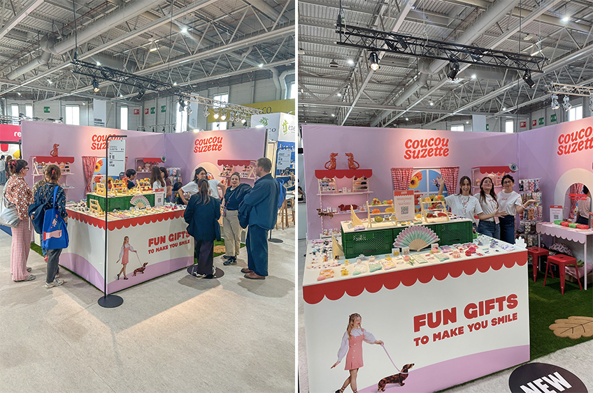Création d'un stand à Maison et Objet pour la marque coucou suzette