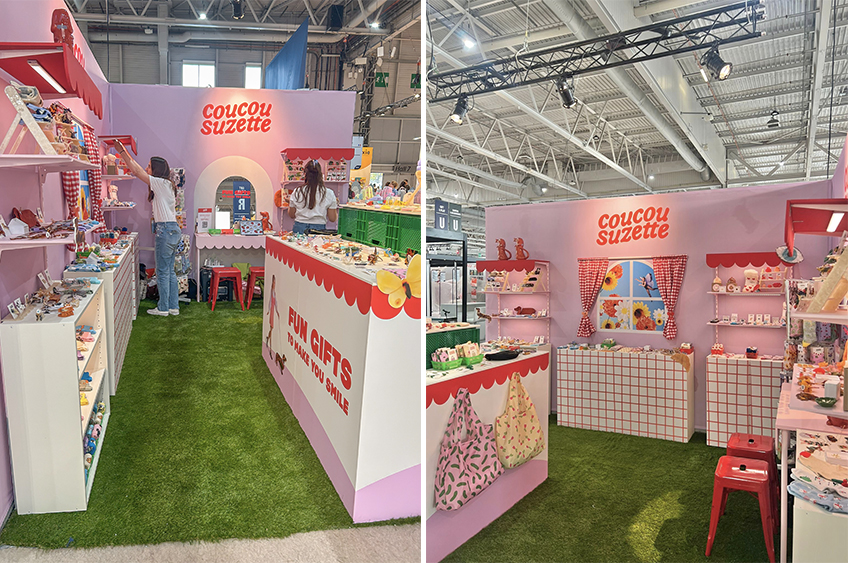Création d'un stand à Maison et Objet pour la marque coucou suzette